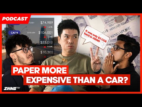 $100K COE? Are cars in Singapore still affordable? | ZHNGTV Podcast Episode 5