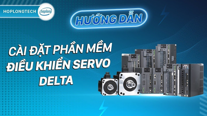 Hướng dẫn cài đặt servo delta b2