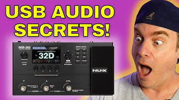 Nux Mg 30 USB Recording | REAMP and MORE!