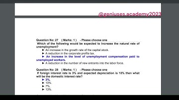 ECO401 #finalterm  #past  #papers  #virtualuniversityofpakistan