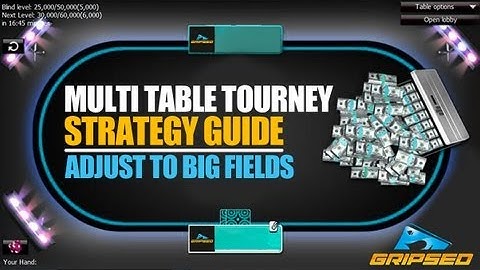 MTT Video Strategy Guide - Massive Field Tourneys (Part 9)