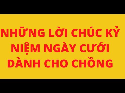 Video: Tặng Gì Cho Chồng Nhân Kỷ Niệm Ngày Cưới: Từ Chintz đến Vàng