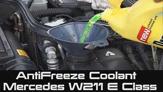 coolant check level на мерседесе w220