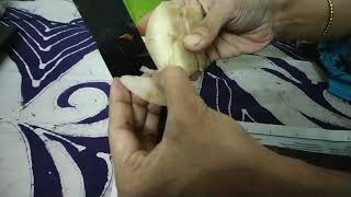 থোড় বা ভারালি কাটবেন কিভাবে। Banana Stem Cutting Process