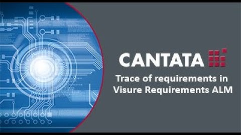 Cantata Trace with Visure Requirements ALM