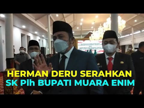 HD Serahkan SK Plh Bupati Muara Enim