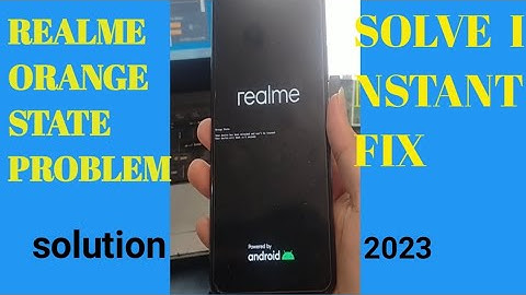 REALME PHONES Orange state problem Fixed|| 2023 || Unlock Tool || android phones.