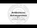 Antibióticos: Antianaerobios