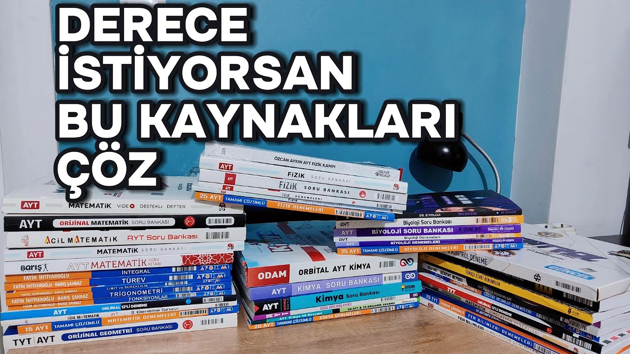 DERECE GARANTİ! YKS Kitap alışverişim(10.000₺)