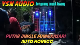 Ysn audio hajatan horeg ||putar jingle mangkasari audio
