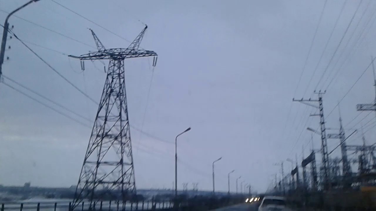 Переезд через Волгу из Волжского в Волгоград - YouTube