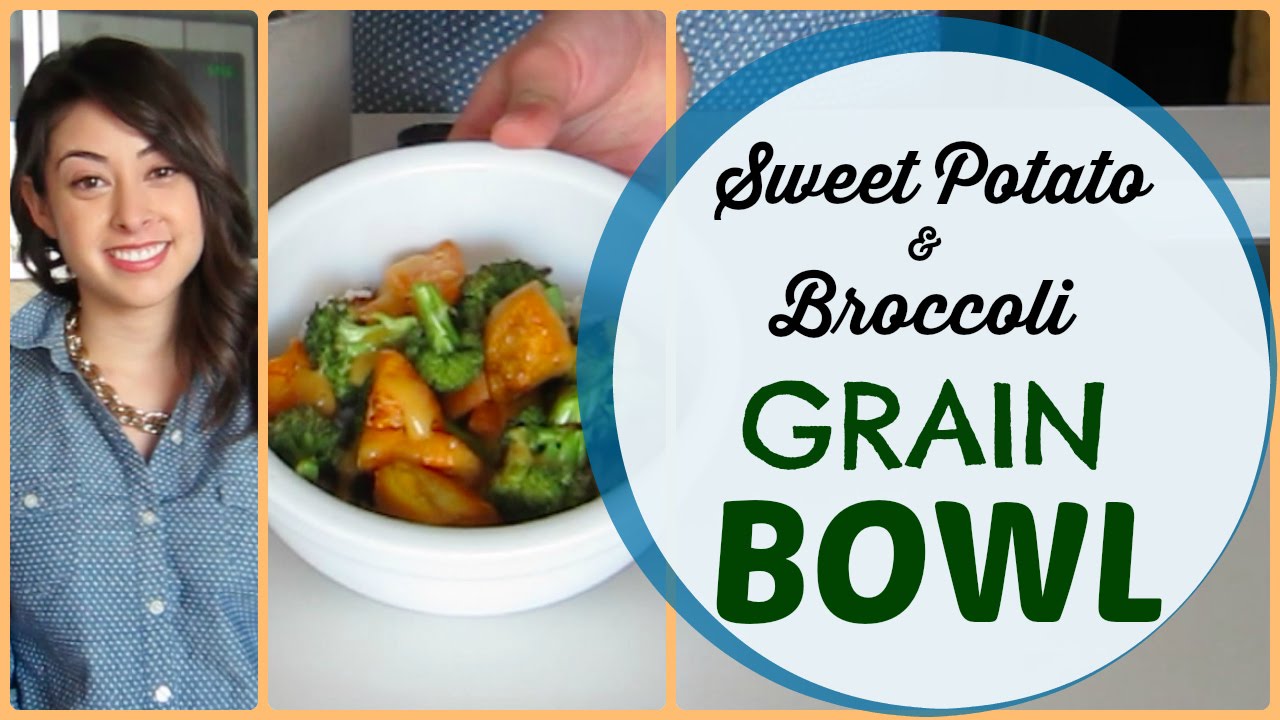 Simple Meals TahiniMiso Sweet Potato & Broccoli Grain Bowl Recipe
