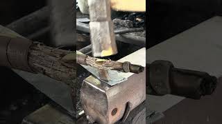 the process of cutting iron carefully #blacksmith  #art #unique #ironman