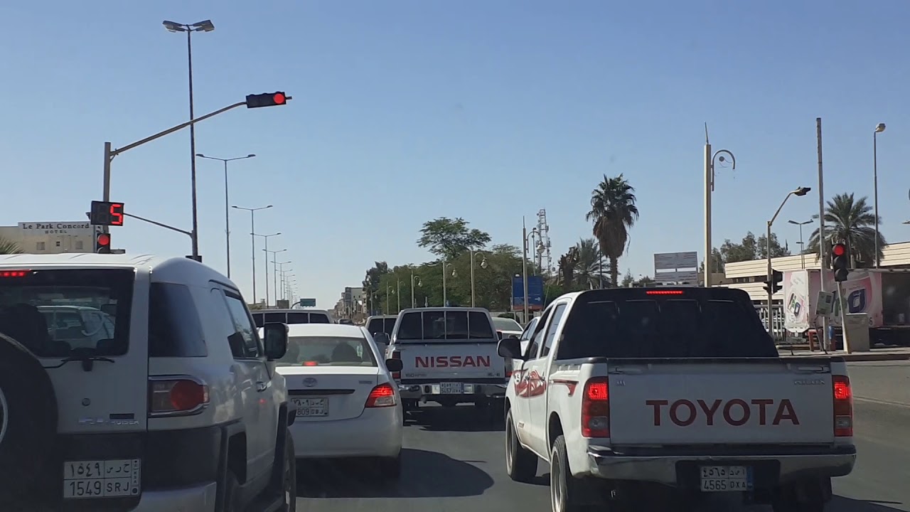 مدخل مدينة عفيف بالمملكة العربية السعودية