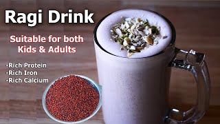 Drink this daily to increase blood and strengthen bones | Ragi Smoothie recipes | Ragi malt recipe