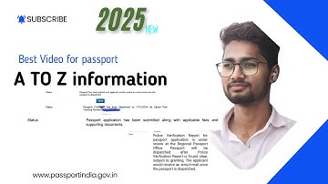 Passport has been printed, Passport has been dispatched,under review regional passport office 2025