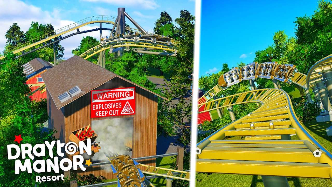 Gold Rush Drayton Manor NEW for 2024 POV - Planet Coaster