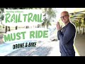 Riding through history northern rivers rail trail  bike  drone