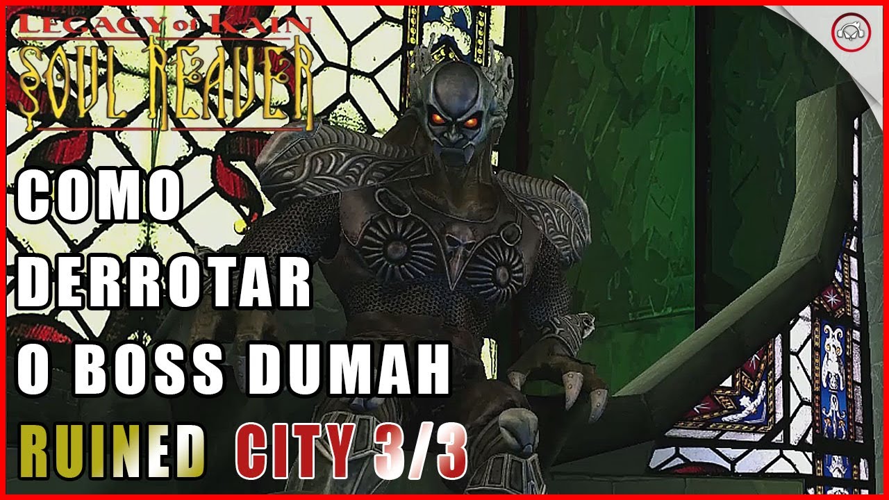 Miniatura do vídeo Legacy of Kain: Soul Reaver 1, Como derrotar o Boss Dumah Ruined City 3/3 | Super-Dica