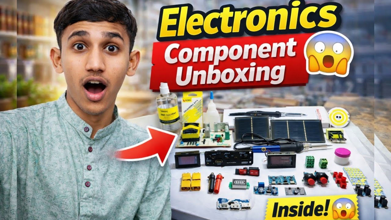 Electronics Components Unboxing 😱 || Complete Guide for Beginners || Hindi 