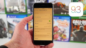 iOS 9.3 - Night Mode! (Night Shift)