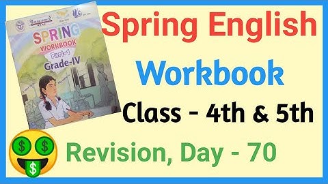 UP. Board Class - 4th & 5th || Spring Workbook || Part - 1 || 😊 Revision, day - 70