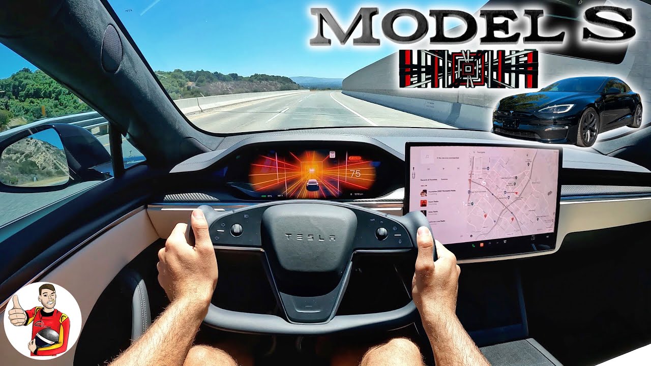 The Tesla Model S Plaid Made Me Hyperventilate…and I Loved It (POV Drive  Review) 