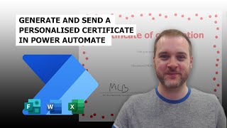 Generate and send a personalised certificate to users who pass your quiz with Power Automate!