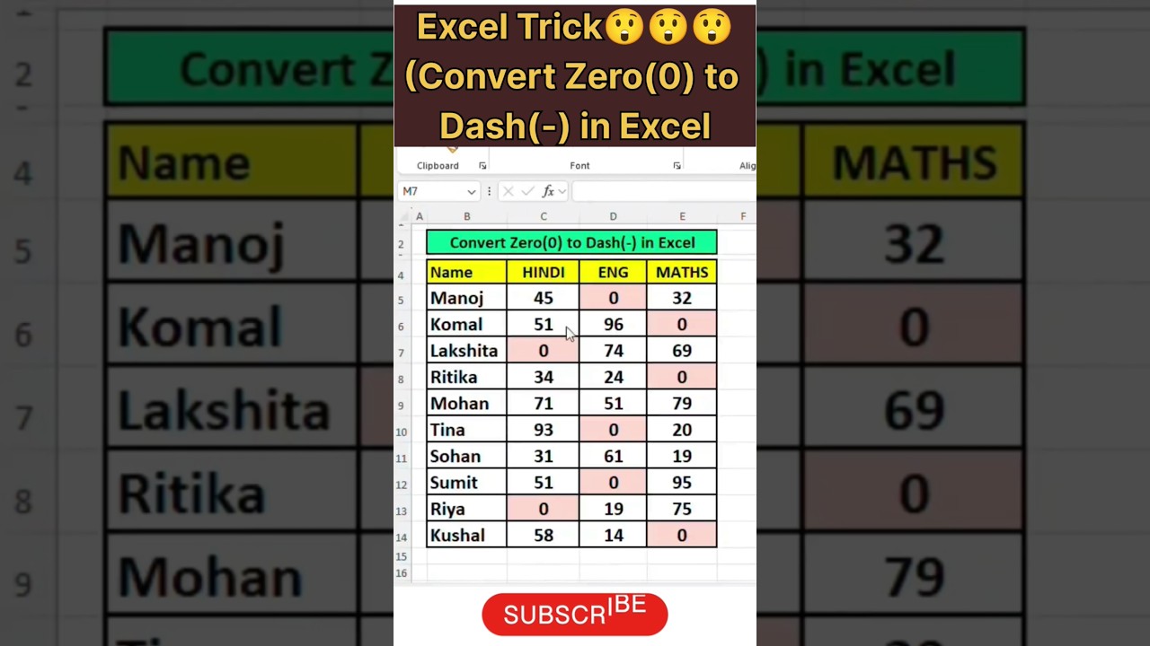ExcelTrick😲