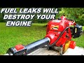 Fuel leaks can destroy your trimmer