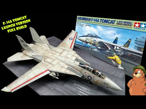Tamiya F-14A Tomcat Carrier Launch Version FULL BUILD
