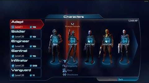 Human Adept (Levels 1-10): ME3 Build-a-Battle Workshop - Episode 1