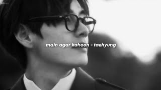 Main Agar Kahoon — Taehyung (AI Cover) #fyp #srk #explore #v