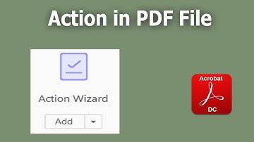 How to create custom action in acrobat pdf dc document