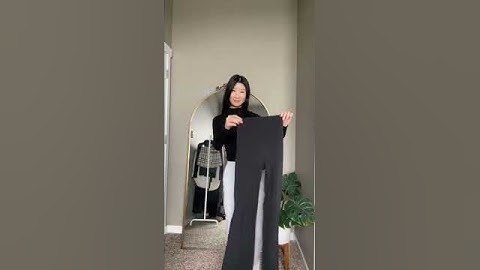 Thumbnail of Flared Leggings/Yoga Pants Outfit Idea 🖤 #fashion #dailyoutfit #comfyoutfit #outfitidea #ootd