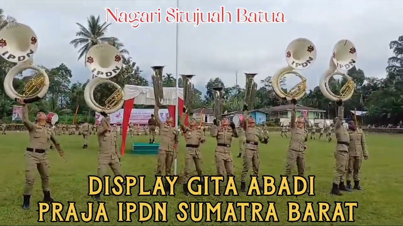 Display Gita Abadi Praja IPDN Sumatra Barat Ikut Memeriahkan Peringatan Peristiwa Situjuah Yg ke75