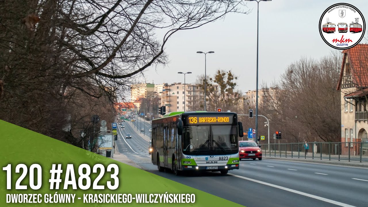 Irex | Przejazd MAN NL323 Lion’s City #A823 | Linia 120 |