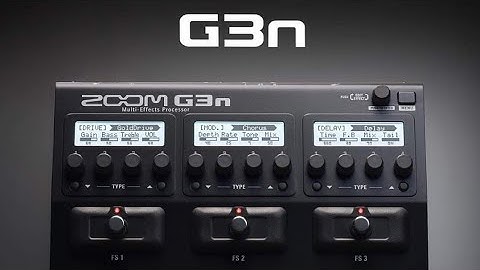 Zoom G3n Multi-Effects Processor - Drive Solo (Guitar solo)