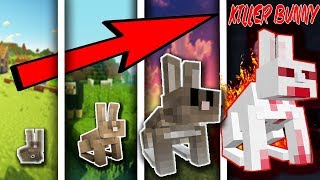 NẾU CON THỎ CÓ CUỘC SỐNG TRONG MCPE, SỰ TIẾN HÓA CỦA LOÀI THỎ KILLER BUNNY | Cuộc Sống Minecraft PE