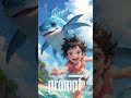 Chatgpt Prompt : Magical Beach Fun: Child & Creature 🤩🏖️