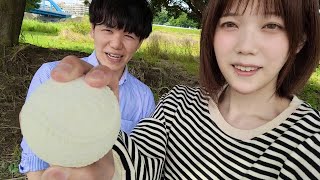 彼氏とキャッチボール！【元男の子カップル】