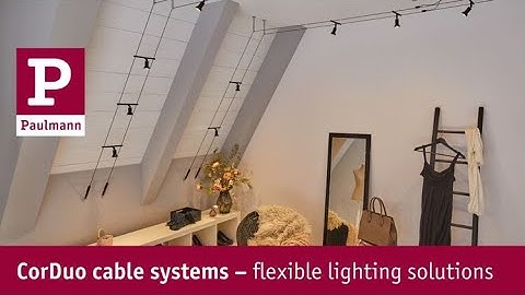 CorDuo cable systems - flexible lighting solutions