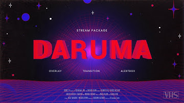 Daruma — Twitch Overlay and Alerts Stream Package for OBS
