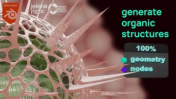 Blender Geometry Nodes Tutorial - Create Intricate Organic Structures