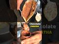 How to make Chocolate Paratha #food #streetfood #foodie #shorts
