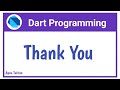 #43 Thank For Watching Dart Playlist.