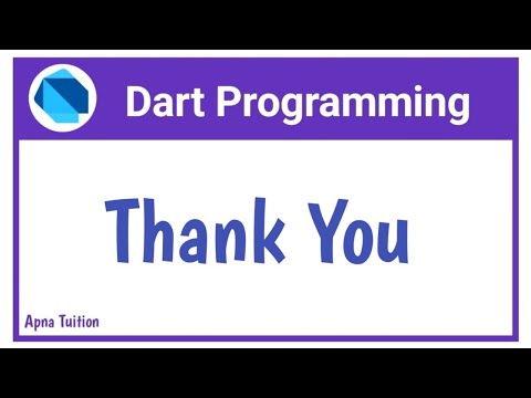 #43 Thank For Watching Dart Playlist.