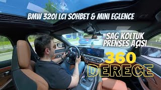 360° 4K | 300hp BMW G20 320i ile Şehir Turu | Sağ Koltuk & Açı Denemesi | VR