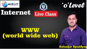 O Level || Introduction of Internet and WWW || M1-R5 || Chapter 05 || Part-1| Ratnakar Upadhyay