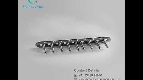 LC LCP Small Plate Orthopedic Trauma Plate Implant - Zealmax Ortho